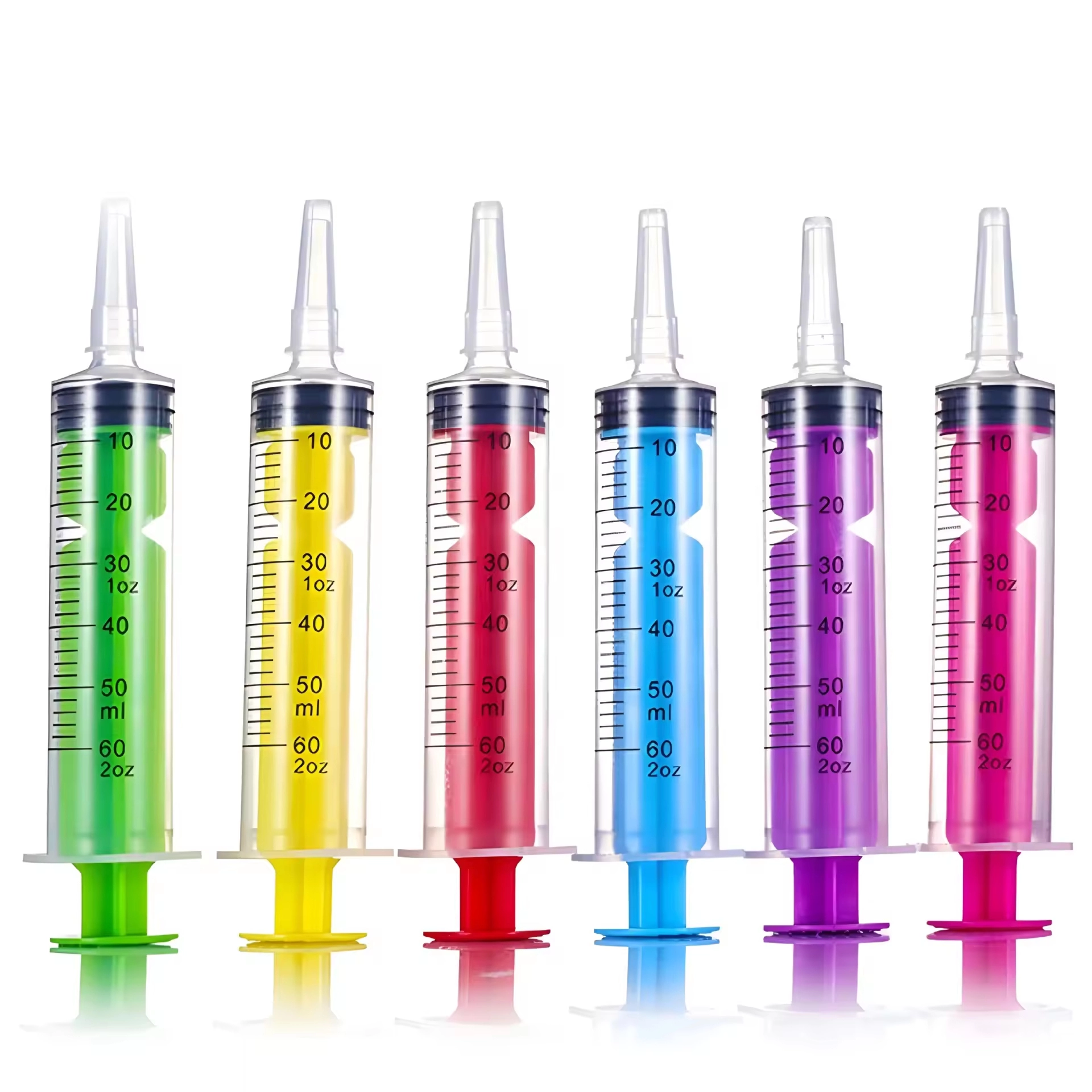 Bunte orale Spritze