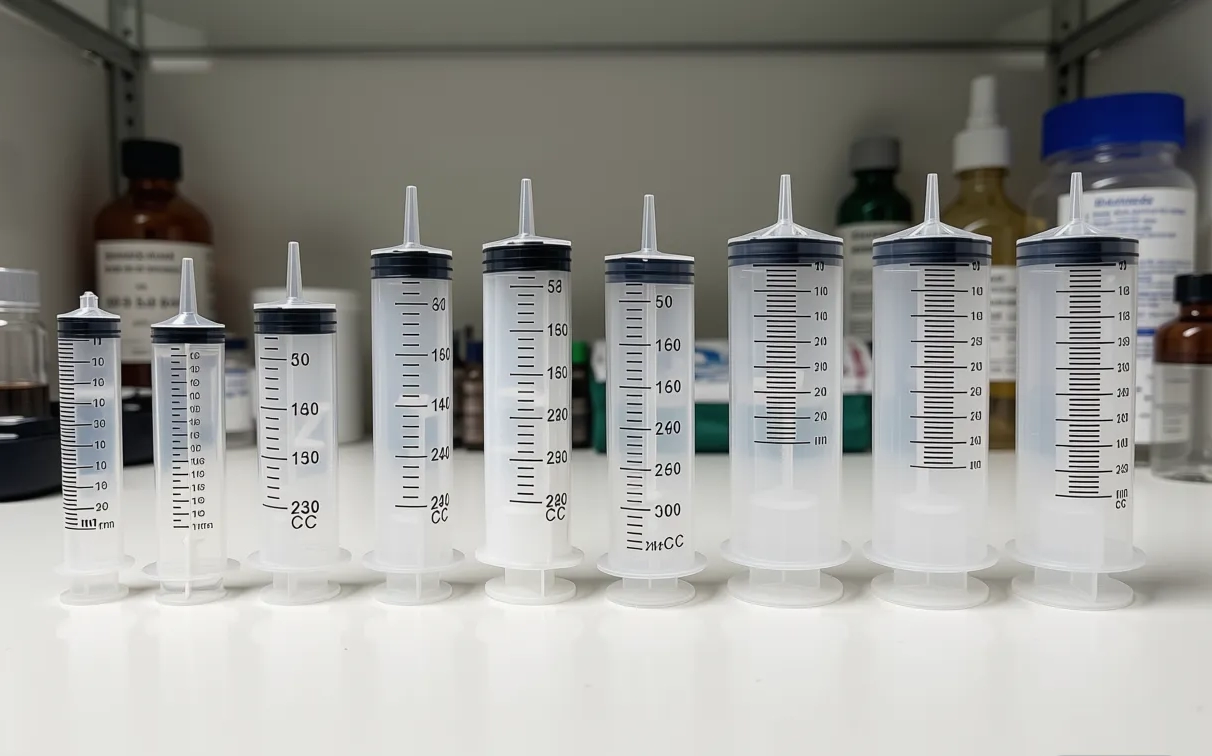 Durchflusstechnik mit gro&szlig;volumiger Spritzentechnologie